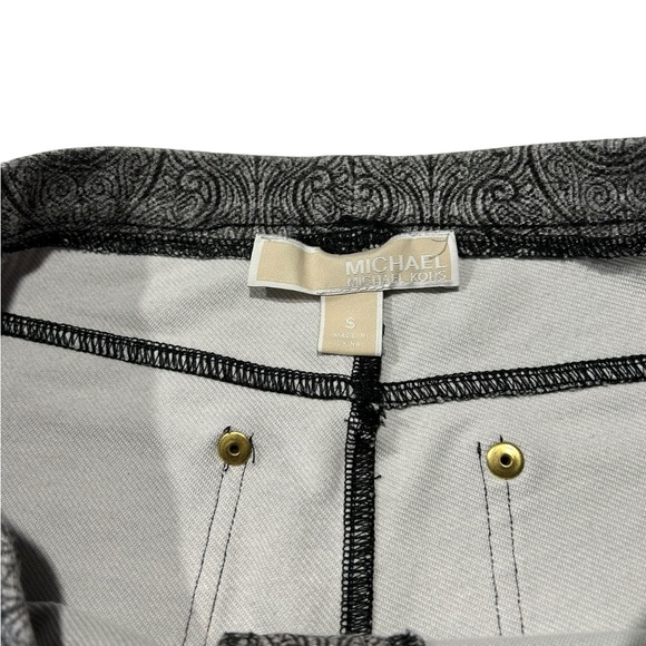 Michael Kors grey paisley pull-up stretch jeggings - Picture 3 of 10